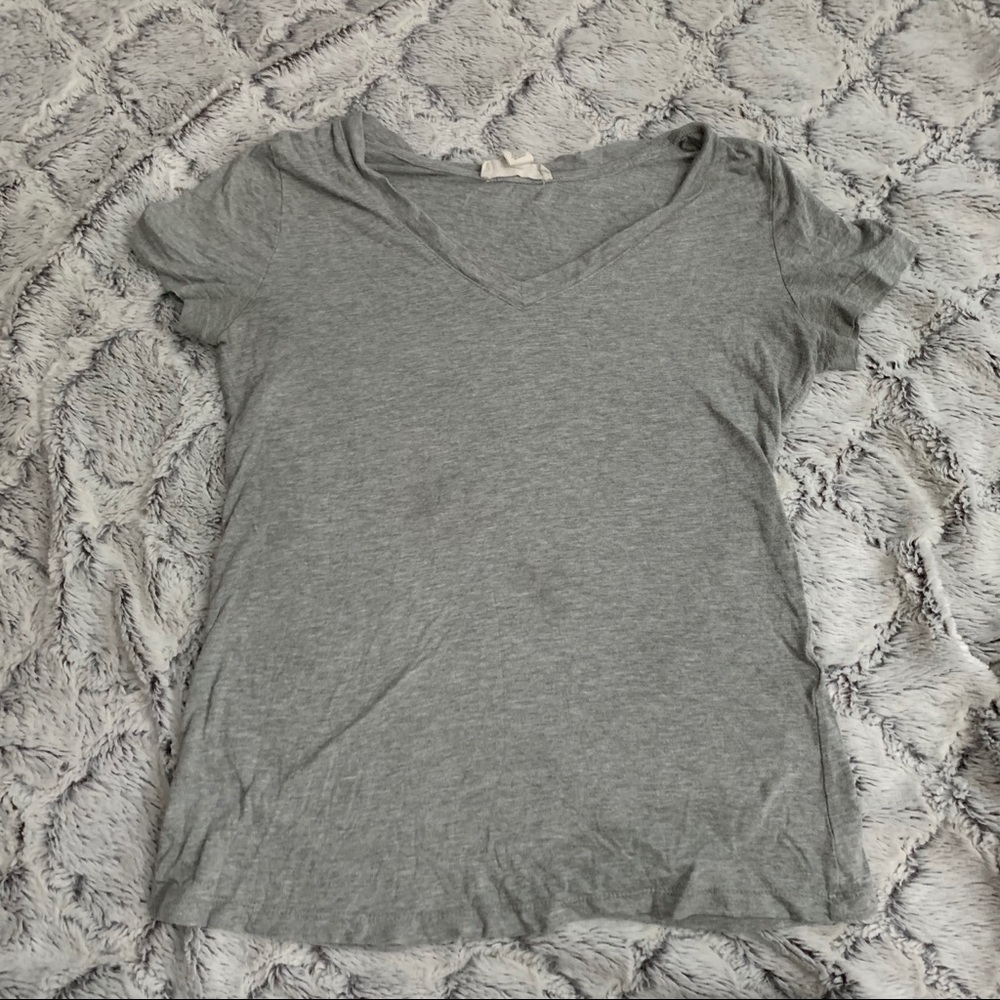 Grey V-Neck TShirt